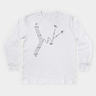 Feynman Diagram Kids Long Sleeve T-Shirt